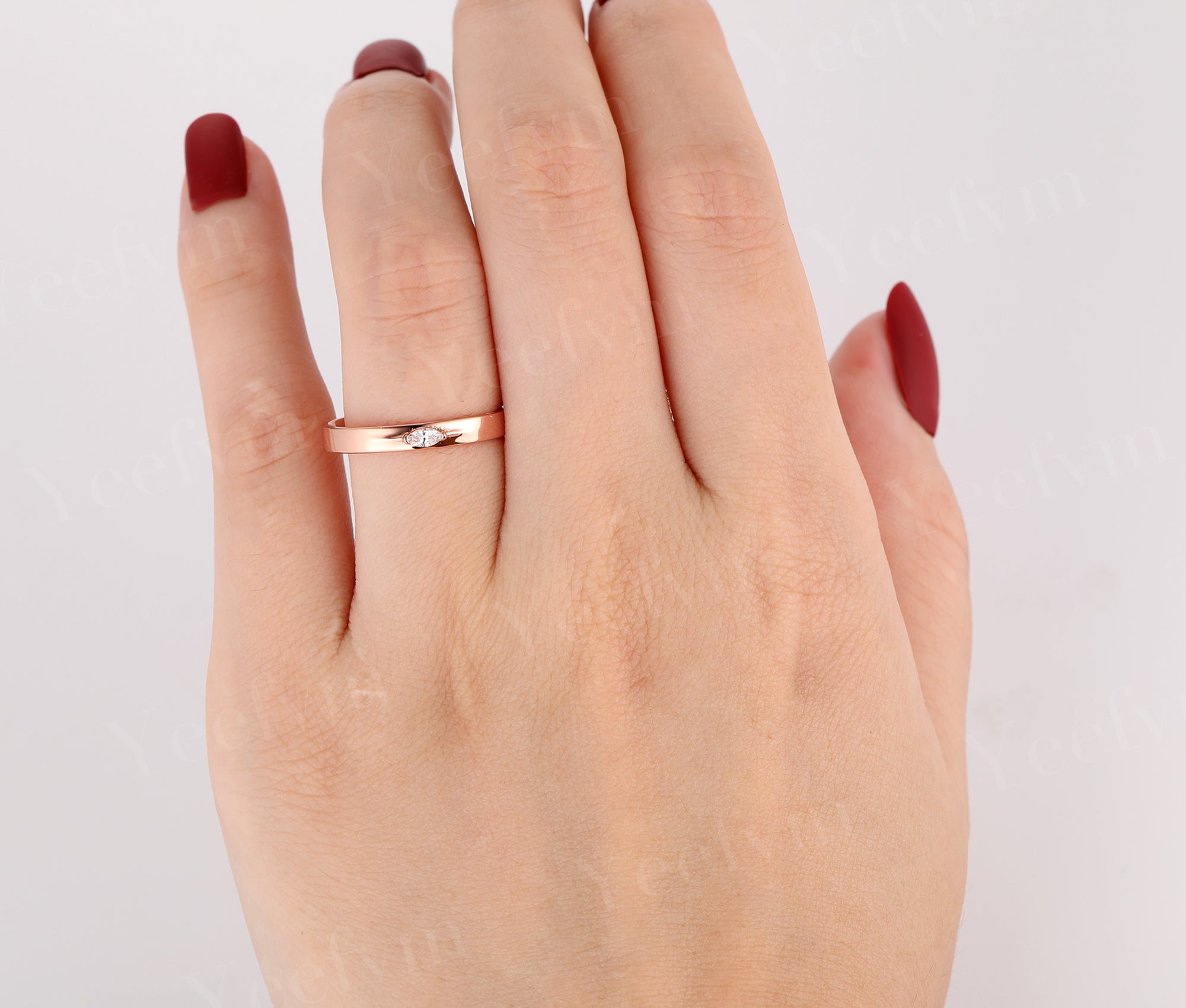Simple Design Double Layers Stylish Plain Ring | Vintage gold rings, Gold  band ring, Plain rings